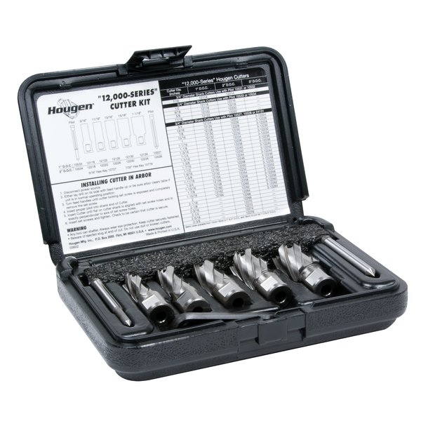 Hougen 12,000-Series Annular Cutter Kit 1 in. Depth 12001